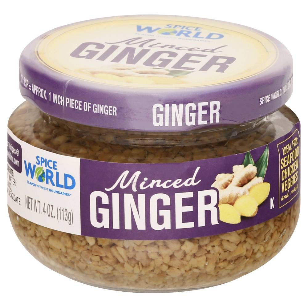 Spice World Minced Ginger (4 oz)