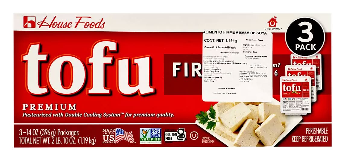House Foods · Tofu premium firme (3 un)