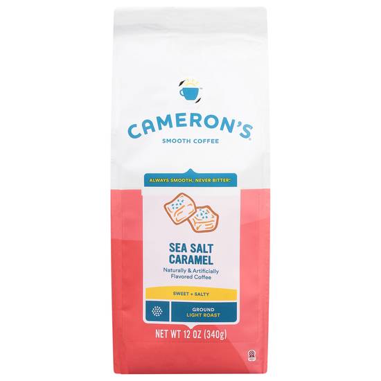 Cameron's Sea Salt Caramel Light Roast Ground Coffee (12 oz)