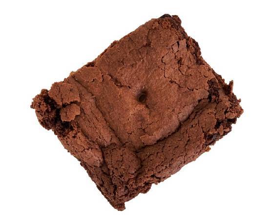 Porción de brownie