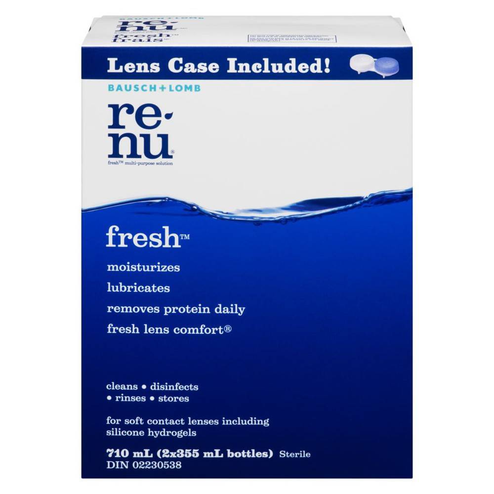 Bausch + Lomb Renu Fresh Multi-Purpose Lens Solution (710 g, 2 ct)