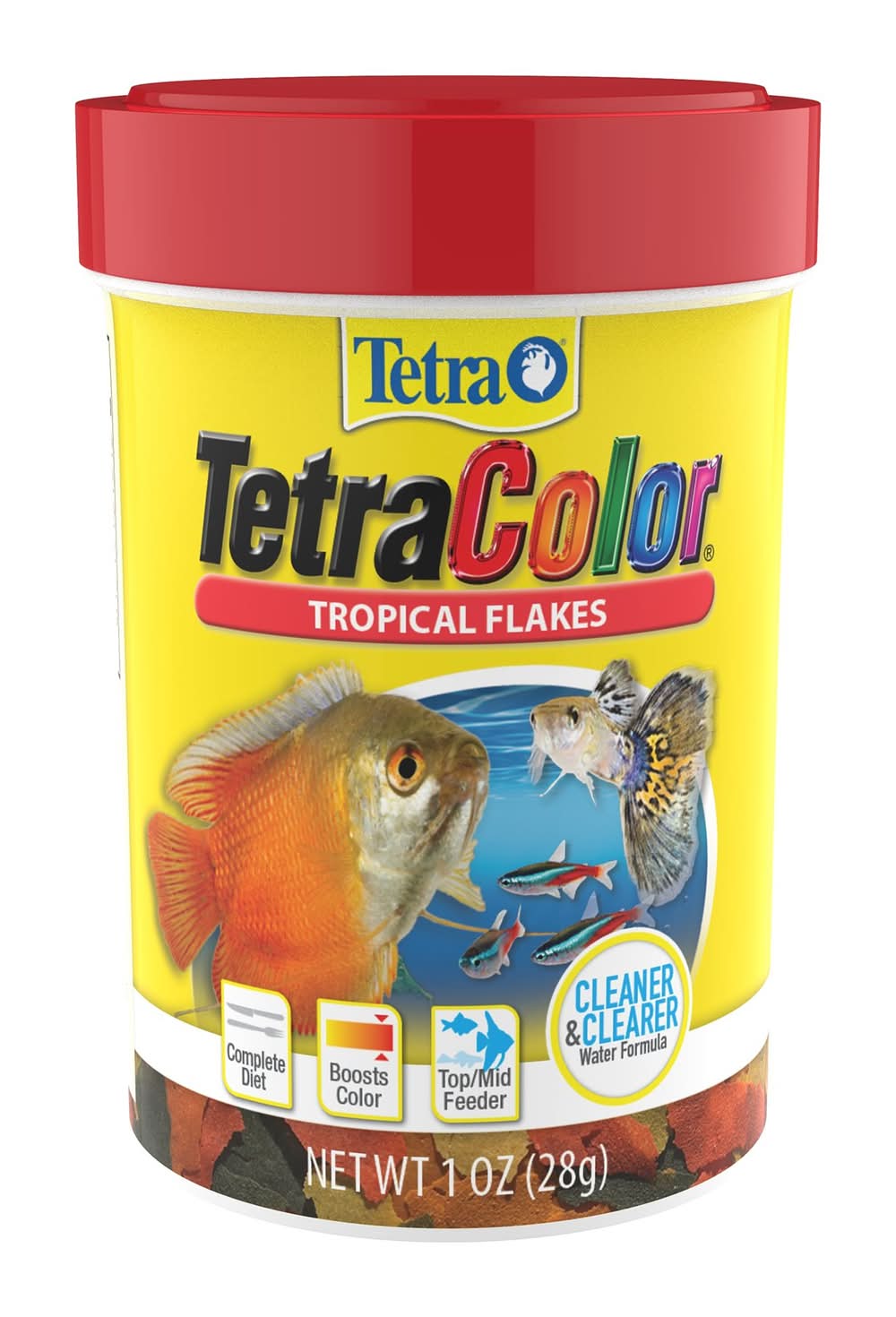 Tetra® TetraColor Tropical Fish Flakes (Size: 1 Oz)