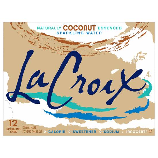 Lacroix Coconut Sparkling Water (12 ct, 12 fl oz)