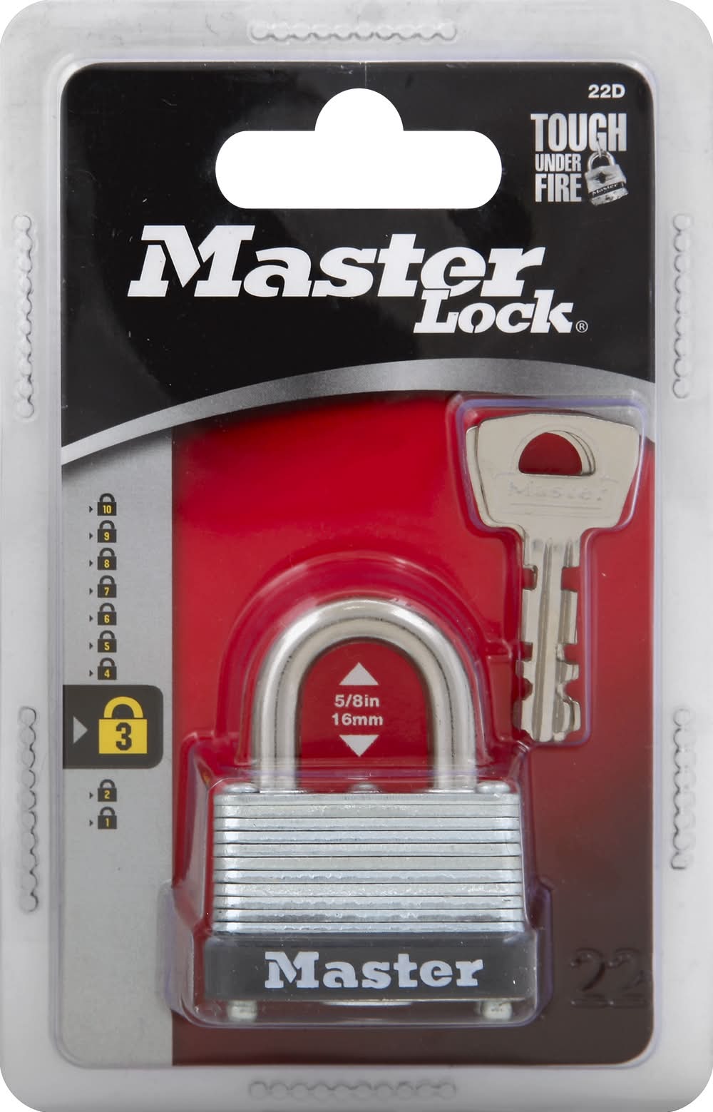 Master Lock Padlock With Keys (6.4 oz)