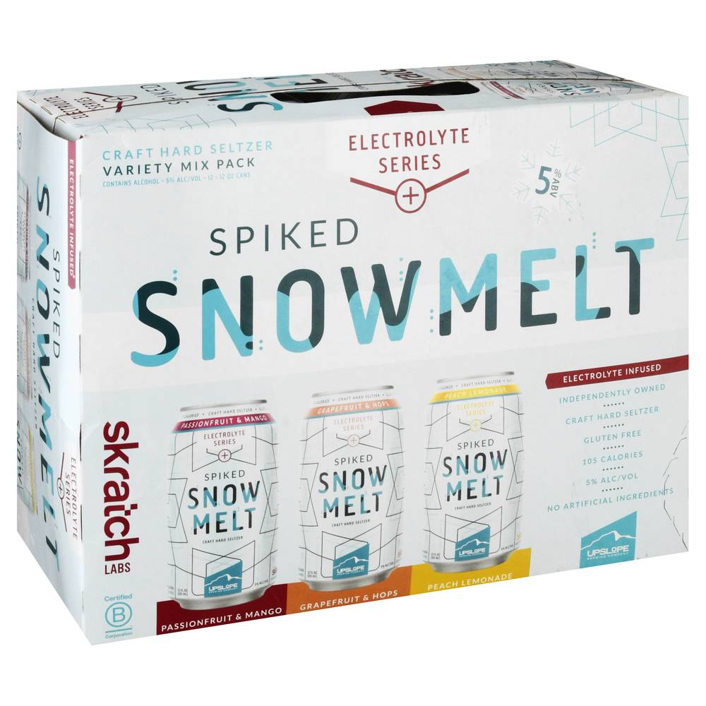Upslope Spiked Snowmelt Hard Seltzer Variety pack (12 ct, 12 fl oz)