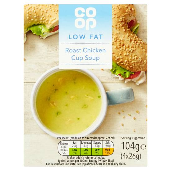 Coop Low Fat Roast Chicken Flavoured Cup Soup Delivery Near Me Order