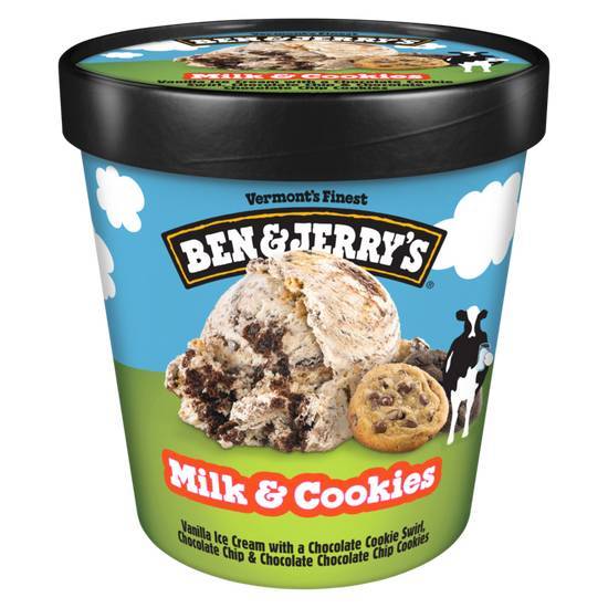 Ben and Jerry's Milk & Cookies Pint