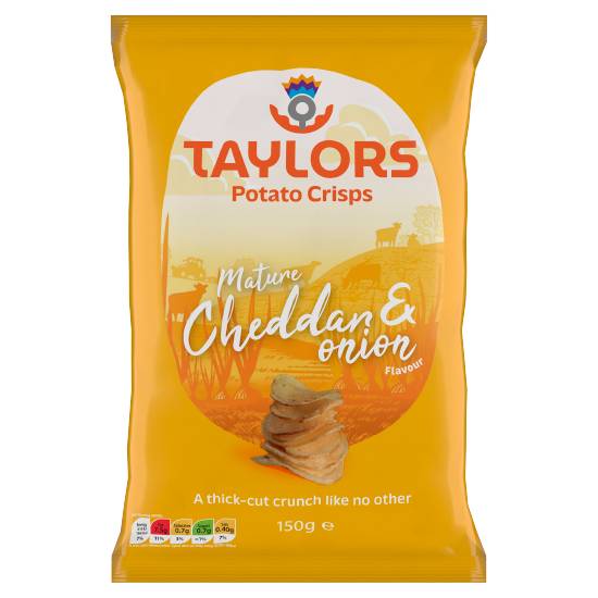 Taylors Potato Crisps (mature cheddar & onion)
