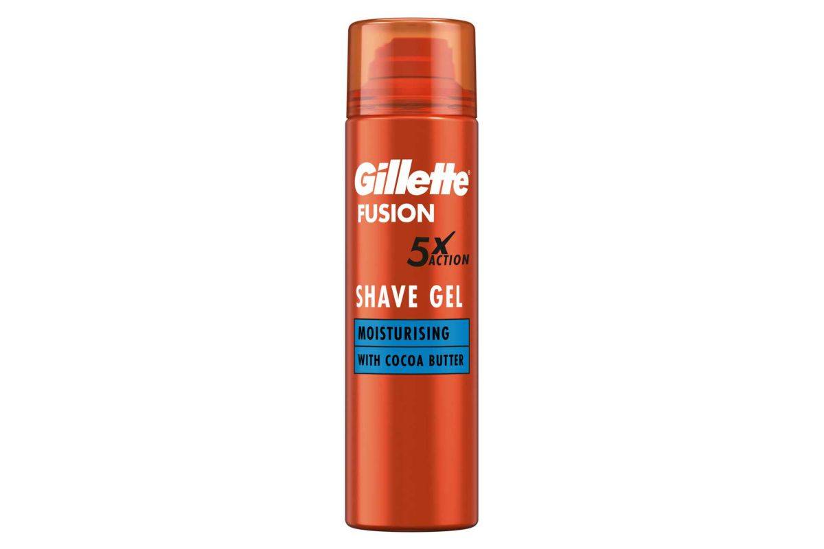 Gillette Fusion Moisturising Shave Gel for Men with Cocoa Butter, 200ml