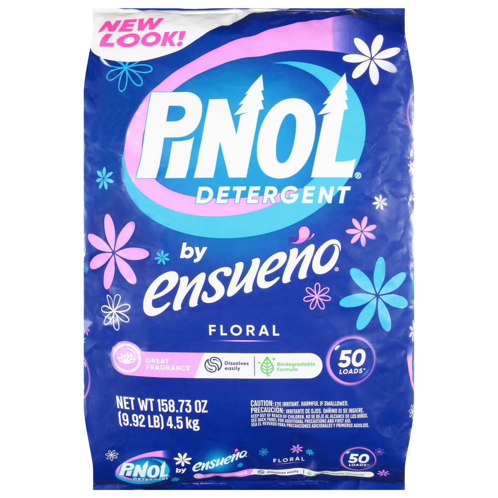 Pinol Ensueno 50 Loads Laundry Detergent, Floral (158.73 oz)