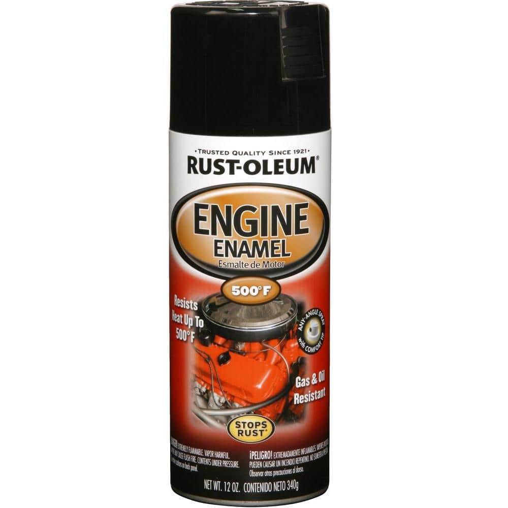 Rust-Oleum Automotive 12 Oz. Gloss Black Engine Enamel Spray Paint