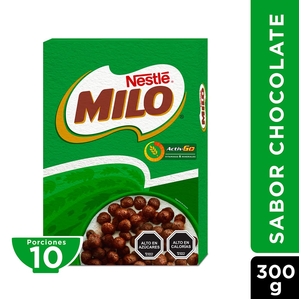Milo · Activ-go cereal de bolitas de chocolate (300 g)