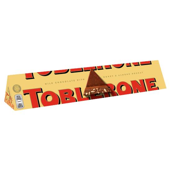 Toblerone Honey-Almond, Milk Chocolate Large Nougat Bar (360g)