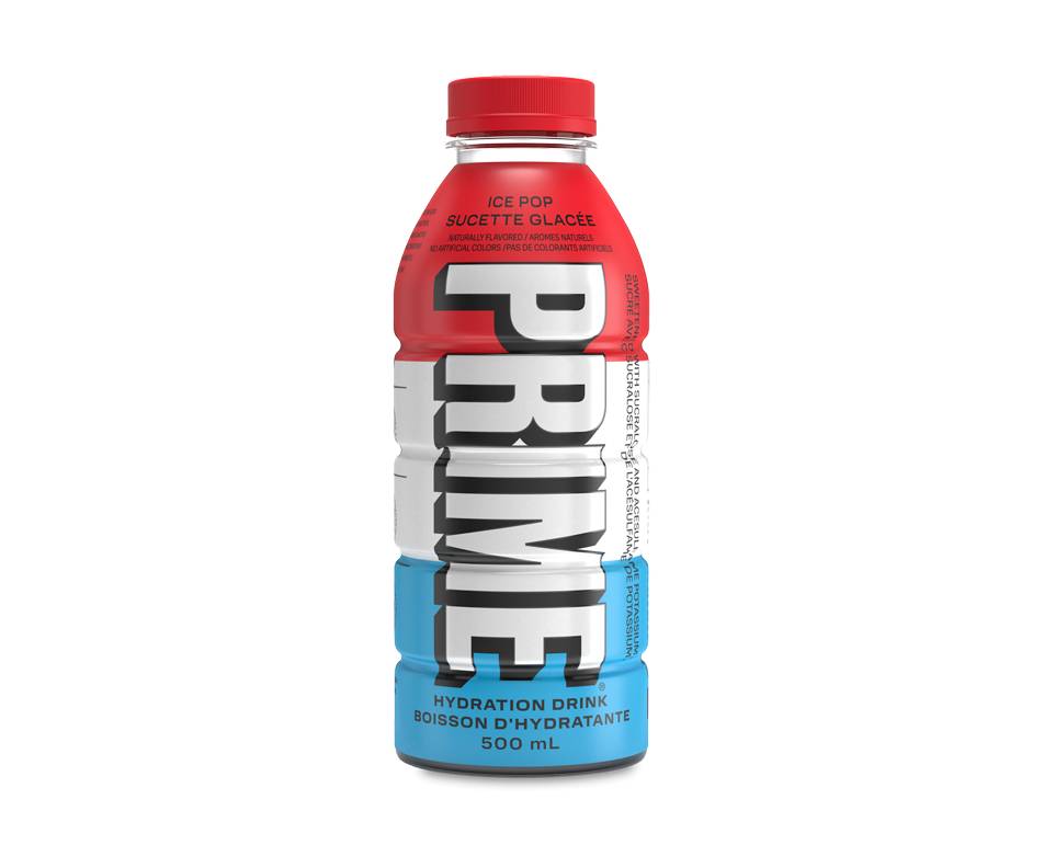 Prime boisson hydratante (500 ml) (sucette glacée)