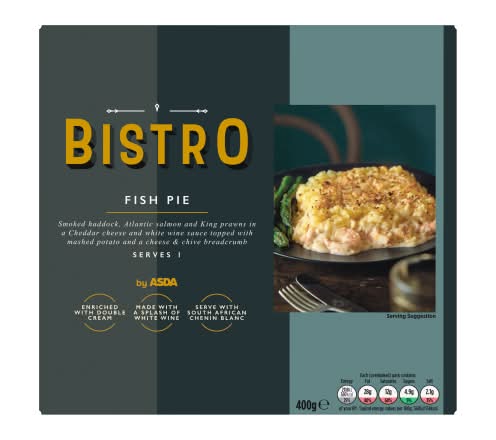 Asda - ASDA Bistro Fish Pie (400g) - Delivery in Under an Hour | Uber Eats