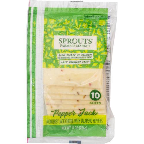 Sprouts Sliced Pepper Jack Cheese