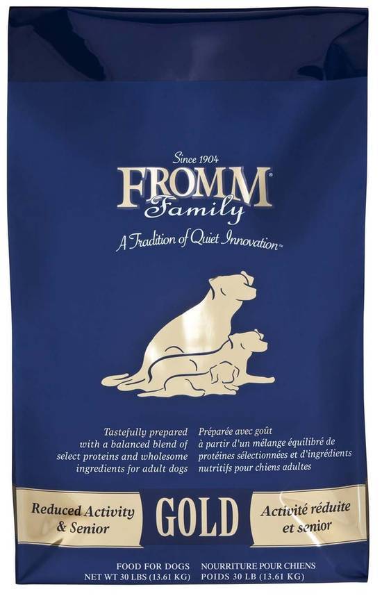 Fromm Gold Reduced Activity & Senior Dog Food (30 lbs)