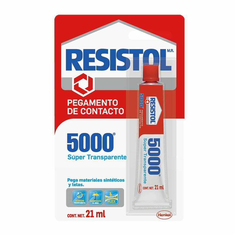 Resistol · Pegamento de contacto 5000 transparente