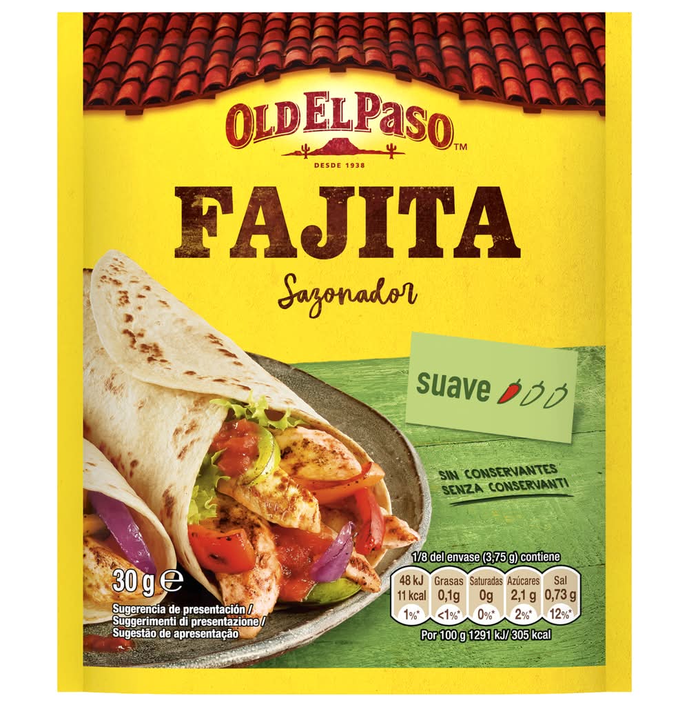 Sazonador para fajita · Old El Paso (30 g)