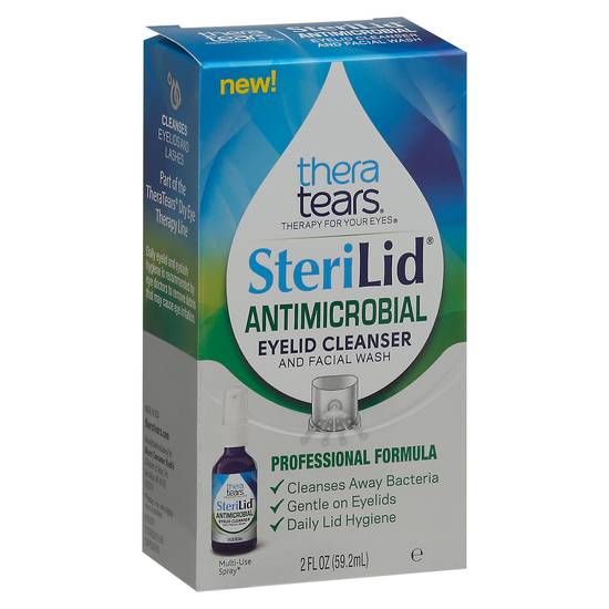 Theratears Sterilid Antimicrobial Eyelid Cleanser and Facial Wash