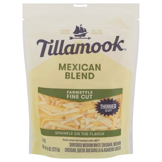Tillamook Mexican Blend Fine Cut Shredded Cheese (8 oz)