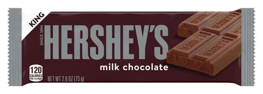 Hershey's Milk Chocolate King Size Candy Bar