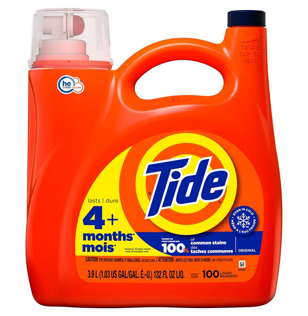 Tide Original He Liquid Laundry Detergent, Original Scent, 151 Oz