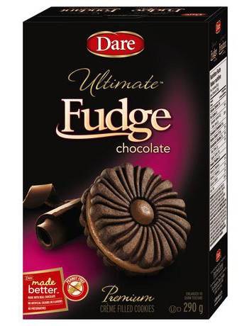 Dare Ultimate Premium Créme Filled Cookies, Fudge Chocolate (290 g)