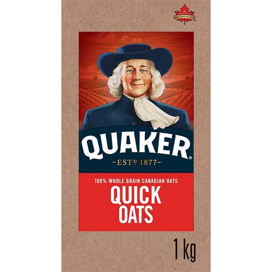 Quaker gruau rapide - quick oats (1 kg)