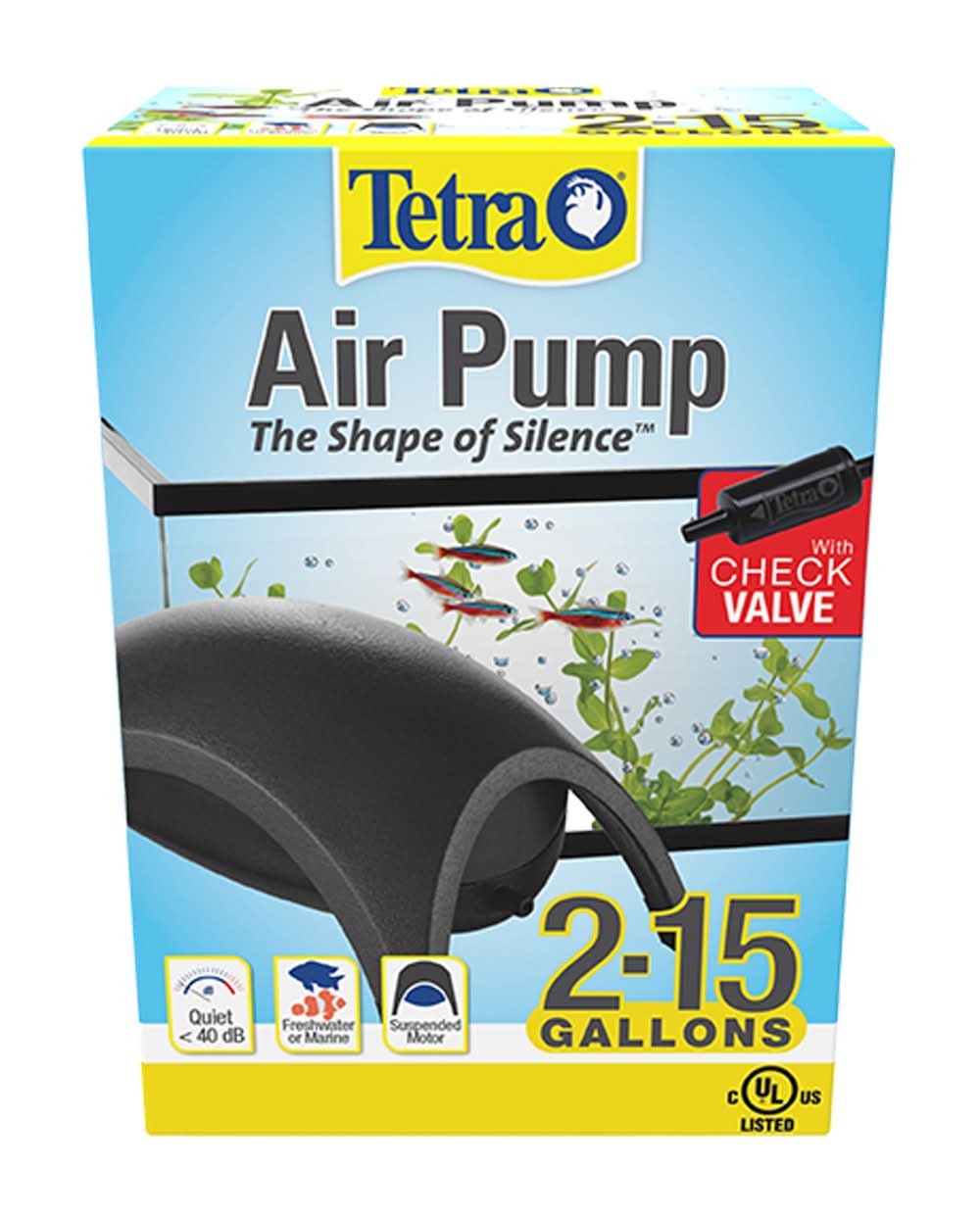 Tetra® Whisper Aquarium Air Pump (Color: Assorted, Size: 10 Gal)