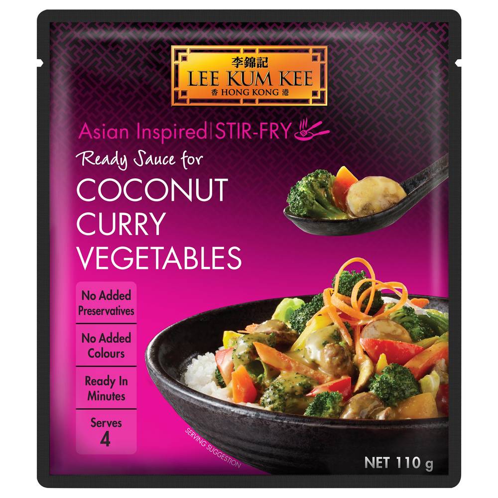 Lee Kum Kee Ready Sauce For Coconut Curry Vegetables (110g)
