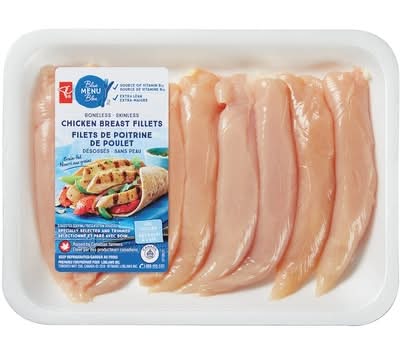 PC Blue Menu Extra Lean Chicken Breast Fillets 1.0 EA