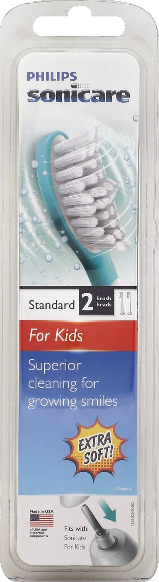 Sonicare Standard Brush Heads For Kids (2 ct)