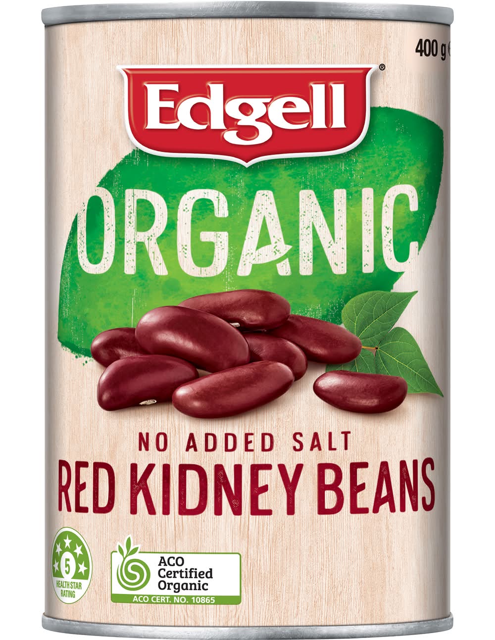 Edgell Organic No Added Salt Red Kidney Beans (400g)