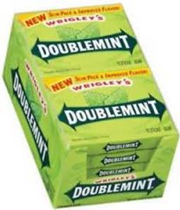 Wrigley's - Doublemint Gum Slim Pack - 10/15 sticks (10 Units)