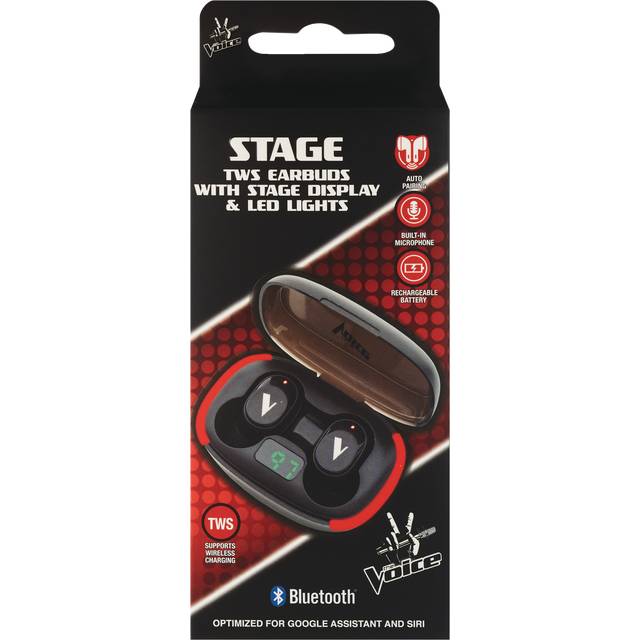 The Voice Stage Tws Earbuds With Power Display & Light