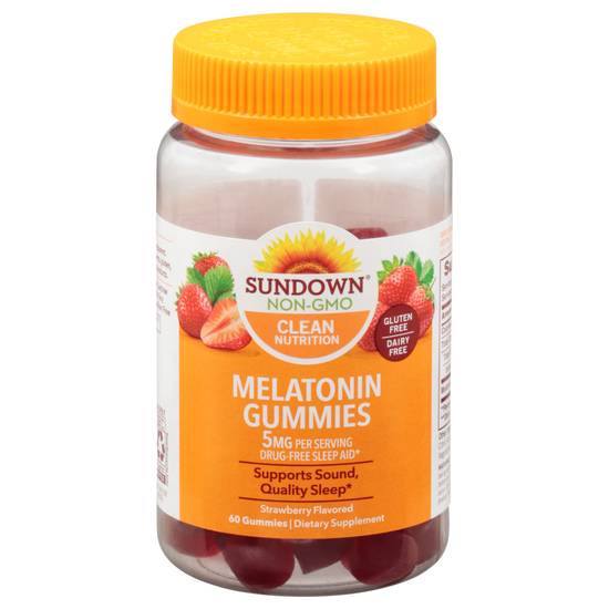 Sundown Melatonin Gummies (strawberry)