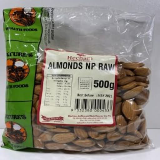 Hecham Almonds Raw 500g