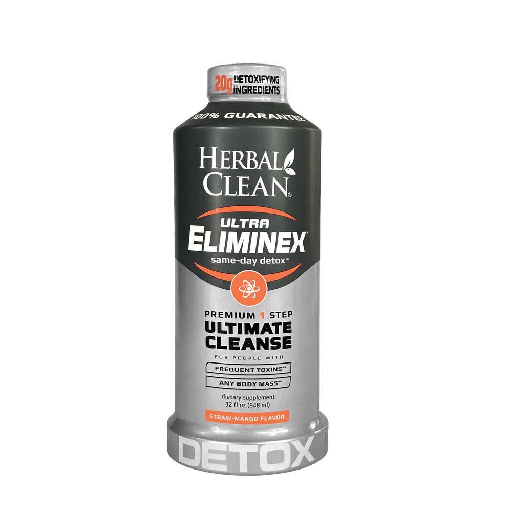 Herbal Clean Ultra Eliminex Ultimate Cleanse Detox Dietary Supplement (straw-mango)