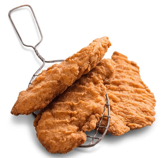 HAND BREADED CRISPY CHICKEN STRIPS