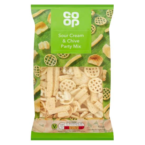 Co-Op Sour Cream & Chive Party Mix 150g