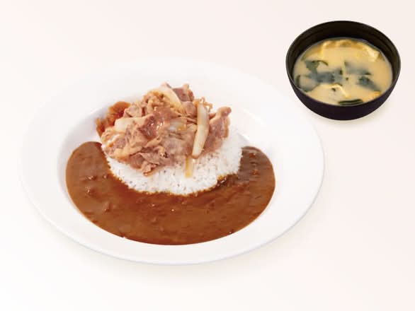 欧風カレギュウ（味噌汁付）