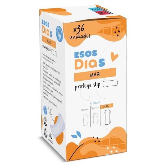 Protegeslips Maxi Esos Dias Caja (36 unidades))