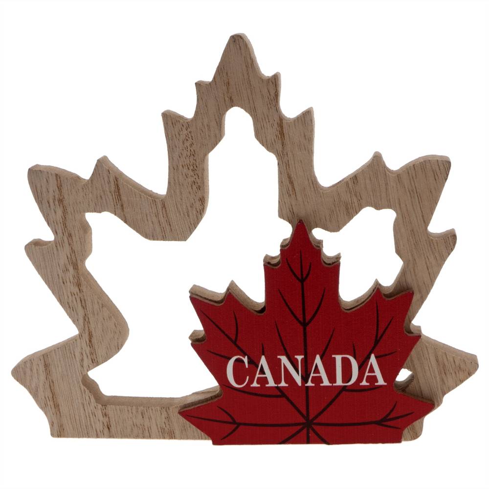 Canada souvenir plaque à double feuille