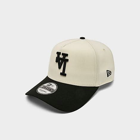 New Era Cap Los Angeles Dodgers Mlb Upside Down 9fifty a Frame Snapback Hat, Unisex, One Size, Chrome/Black