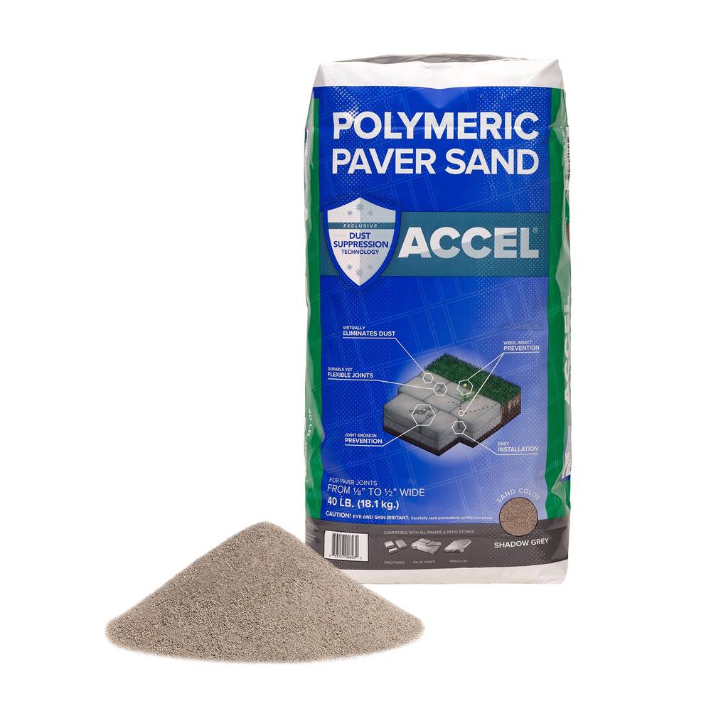 Accel Dust Preventing Paver Polymeric Sand 40-lb Shadow Grey Polymeric Sand | 1693231