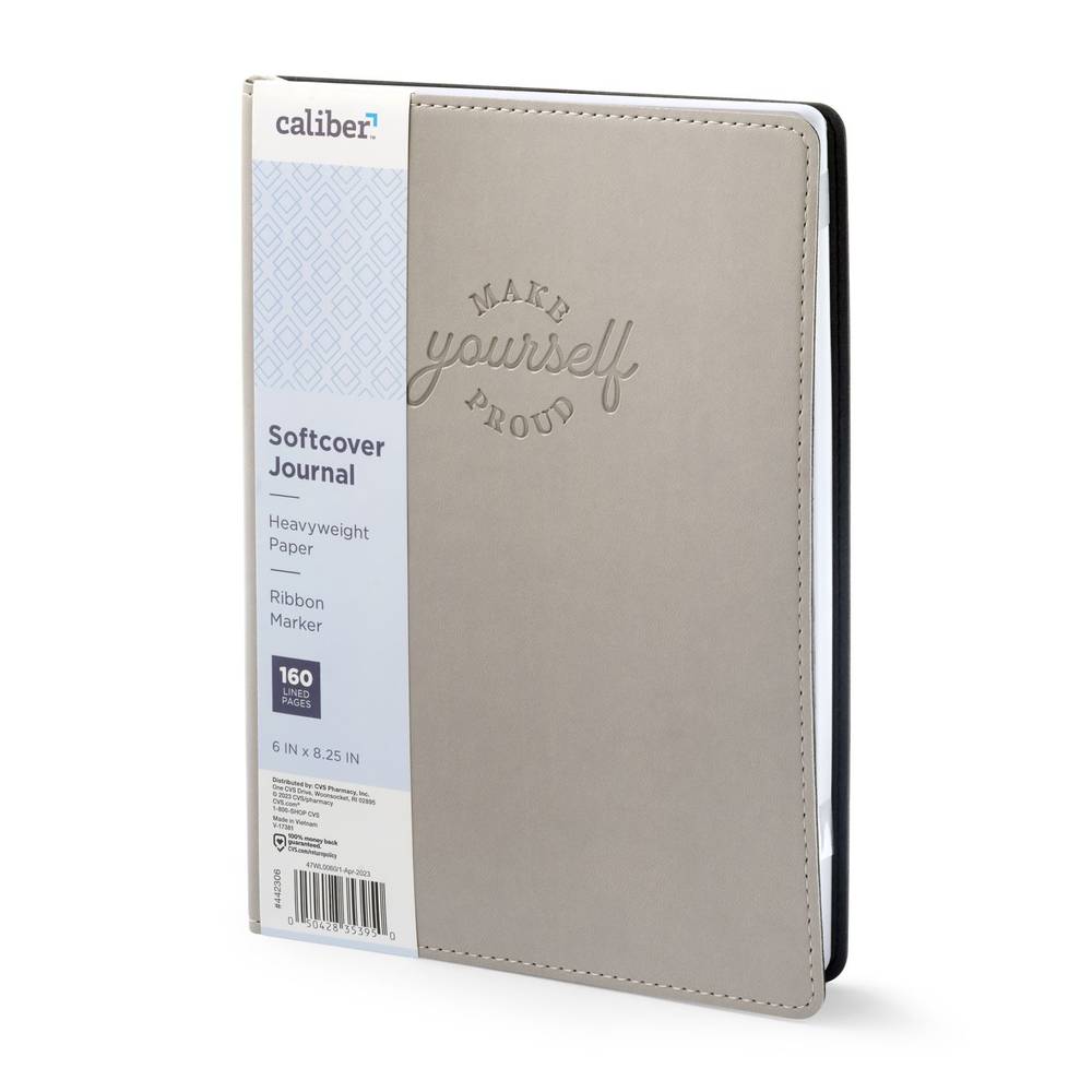 Caliber Softcover Journal, 160 Lined Pages, Assorted Styles