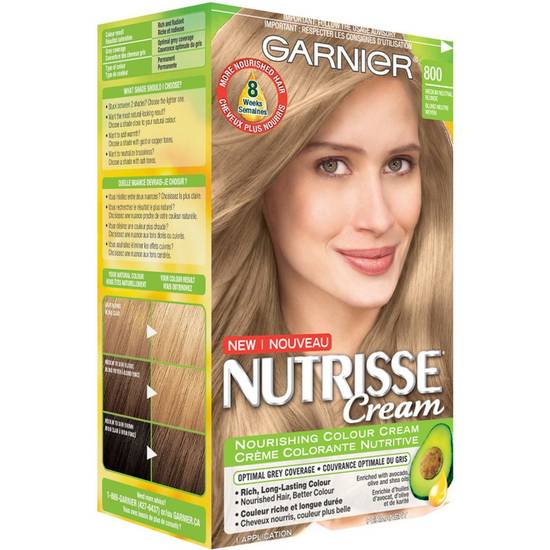 Garnier coloration permanente nutrisse cream 800 (1unité) - nutrisse cream hair colour, #800 (1 ea)