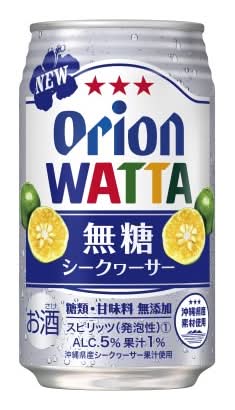 63_オリオン　ＷＡＴＴＡ無糖シークワーサ（350ml）