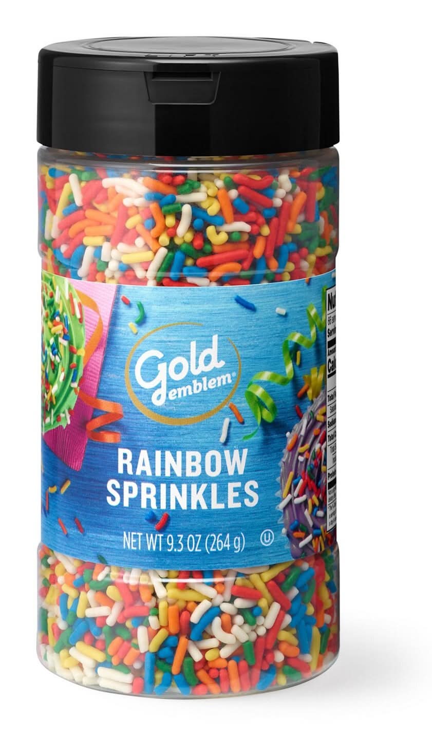 Gold Emblem Rainbow Sprinkles (9.3 oz)